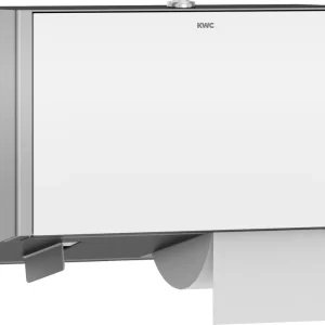 Porte-papier KWC EXO 676 Blanc Face en verre trempé Dernière Chance